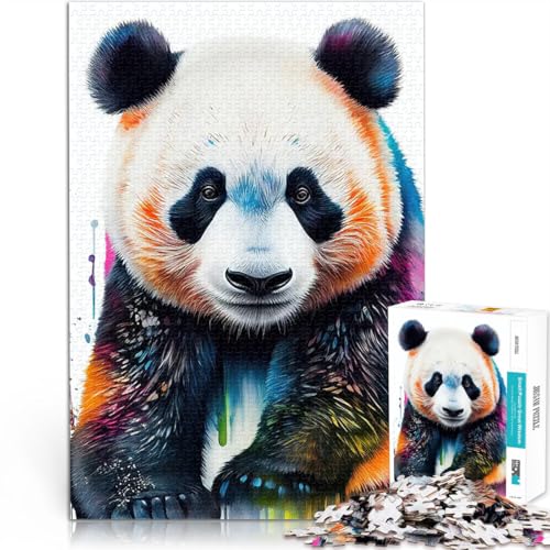 1000-teilige Puzzles für Teenager Bunte Panda-Tiere Spielzeug Lernspiele Stressabbau Jedes Stück ist einzigartig – Anspruchsvolles Familienspiel 50x70cm 1000-teilige Puzzles für Teenager Bunte Panda-Tiere Spielzeug Lernspiele Stressabbau Jedes Stück ist einzigartig – Anspruchsvolles Familienspiel 50x70cm von BKDNNUJR