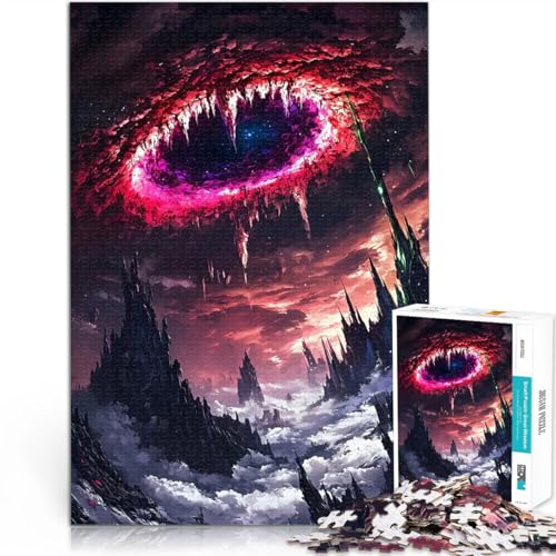 1000-teilige Puzzles für Teenager Kosmisches Auge über der Fantasy-Stadt Denkspiel mit vollständig ineinander greifenden, zufällig geformten Teilen 26x38cm 1000-teilige Puzzles für Teenager Kosmisches Auge über der Fantasy-Stadt Denkspiel mit vollständig ineinander greifenden, zufällig geformten Teilen 26x38cm von BKDNNUJR