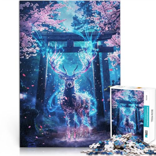 1000-teilige Puzzles für Teenager Kunst des Heiligen Hirschschutzgebiets Denkspiel denn eignet ganze Familie 50x70cm von BKDNNUJR