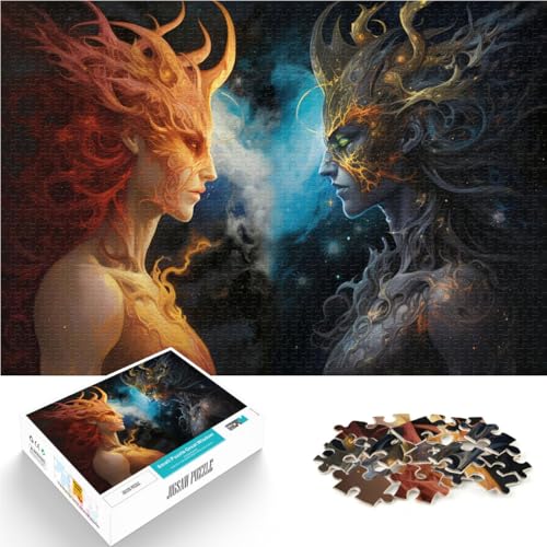 1000-teilige Puzzles für Teenager Licht und Dunkelheit Geschenke zum Suchbegriff: Herausfordernde Spiele Heimdekoration 50x70cm 1000-teilige Puzzles für Teenager Licht und Dunkelheit Geschenke zum Suchbegriff: Herausfordernde Spiele Heimdekoration 50x70cm von BKDNNUJR
