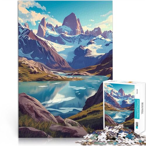 1000-teilige Puzzles für Teenager Majestätisches Patagonien Anspruchsvolles Spiel und Familienspaß Wanddekoration 50x70cm 1000-teilige Puzzles für Teenager Majestätisches Patagonien Anspruchsvolles Spiel und Familienspaß Wanddekoration 50x70cm von BKDNNUJR