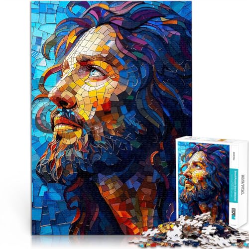 1000-teilige Puzzles für Teenager Mosaikporträt eines Mannes Anspruchsvolles Spiel und Familienspaß Geburtstagsgeschenke 50x70cm 1000-teilige Puzzles für Teenager Mosaikporträt eines Mannes Anspruchsvolles Spiel und Familienspaß Geburtstagsgeschenke 50x70cm von BKDNNUJR