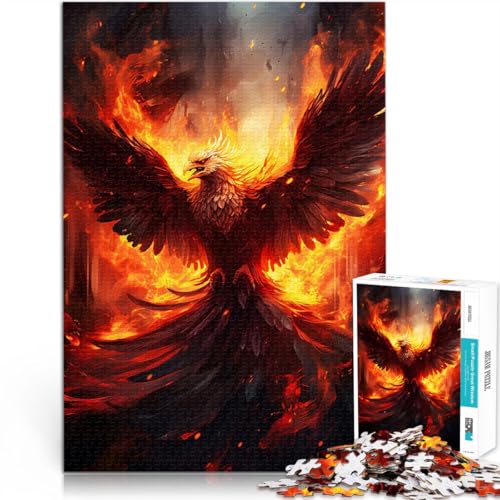 1000-teilige Puzzles für Teenager Phönix fliegendes Feuer Spielzeug-Intellektuelles Spiel Lernspiel für Geburtstag, Weihnachten 50x70cm 1000-teilige Puzzles für Teenager Phönix fliegendes Feuer Spielzeug-Intellektuelles Spiel Lernspiel für Geburtstag, Weihnachten 50x70cm von BKDNNUJR