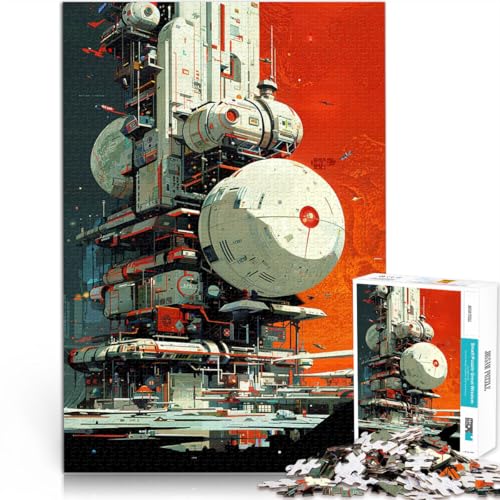 1000-teilige Puzzles für Teenager Retrofuturismus Spielspielzeug eignet ganze Familie 50x70cm 1000-teilige Puzzles für Teenager Retrofuturismus Spielspielzeug eignet ganze Familie 50x70cm von BKDNNUJR