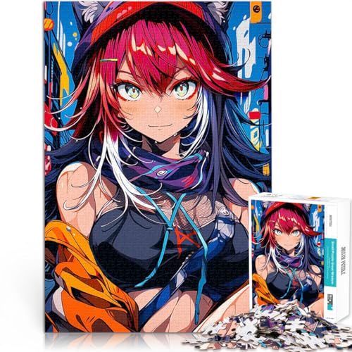 1000-teilige Puzzles für Teenager Rothaarige Anime Stadtmädchen Quizspiel Wanddekoration Einzigartige Geburtstags 50x70cm 1000-teilige Puzzles für Teenager Rothaarige Anime Stadtmädchen Quizspiel Wanddekoration Einzigartige Geburtstags 50x70cm von BKDNNUJR