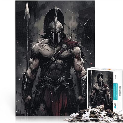 1000-teilige Puzzles für Teenager Soldat Krieger Spartan für Lernspiel-Herausforderungsspielzeug Lustiges Geschenk 50x70cm 1000-teilige Puzzles für Teenager Soldat Krieger Spartan für Lernspiel-Herausforderungsspielzeug Lustiges Geschenk 50x70cm von BKDNNUJR