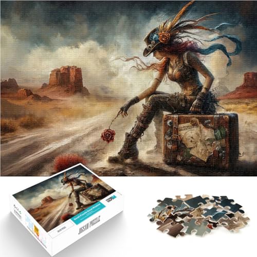 1000-teilige Puzzles für Teenager Steampunk-Lady auf der Straße Intellektuelles Spiel Lustige Aktivitäten für zu Hause, Geburtstagsgeschenk, Reisegeschenk, 26x38cm 1000-teilige Puzzles für Teenager Steampunk-Lady auf der Straße Intellektuelles Spiel Lustige Aktivitäten für zu Hause, Geburtstagsgeschenk, Reisegeschenk, 26x38cm von BKDNNUJR