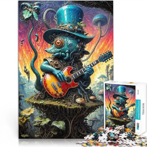 1000-teilige Puzzles für Teenager Verzauberte Biopunk-Echos Spielzeug-Intellektuelles Spiel einzigartiges Herausforderungsspiel 26x38cm von BKDNNUJR