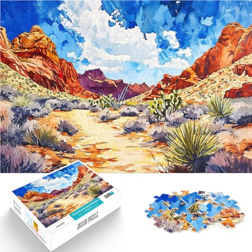 1000-teilige Puzzles für Teenager Wüsten-Canyon-Landschaft Spielzeug für die ganze Familie Die Liebe zwischen Paaren stärken 26x38cm 1000-teilige Puzzles für Teenager Wüsten-Canyon-Landschaft Spielzeug für die ganze Familie Die Liebe zwischen Paaren stärken 26x38cm von BKDNNUJR