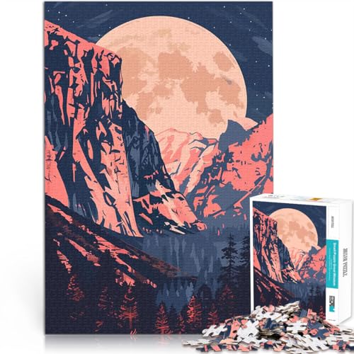 1000-teilige Puzzles für Teenager Yosemite-Wald, Kalifornien Geschenke zum Suchbegriff: Herausfordernde Spiele Verbessern Sie das Gedächtnis 26x38cm von BKDNNUJR