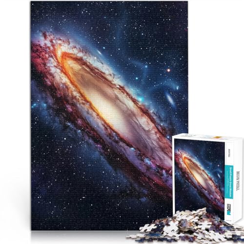 1000-teiliges Puzzle für Erwachsene Aurora der Andromeda Spielspielzeug Einzigartige Geburtstags- und Geschenkideen 26x38cm von BKDNNUJR
