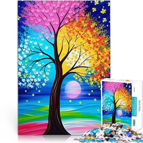 1000-teiliges Puzzle für Erwachsene Der magische Baum des Lebens Quizspiel Jedes Stück ist einzigartig – Anspruchsvolles Familienspiel 26x38cm 1000-teiliges Puzzle für Erwachsene Der magische Baum des Lebens Quizspiel Jedes Stück ist einzigartig – Anspruchsvolles Familienspiel 26x38cm von BKDNNUJR