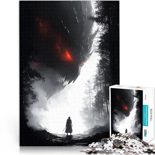 1000-teiliges Puzzle für Erwachsene Drachenkonfrontation für Lernspiel-Herausforderungsspielzeug Tolles Geschenk für Spiele 50x70cm 1000-teiliges Puzzle für Erwachsene Drachenkonfrontation für Lernspiel-Herausforderungsspielzeug Tolles Geschenk für Spiele 50x70cm von BKDNNUJR