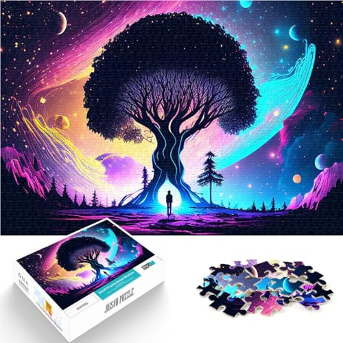 1000-teiliges Puzzle für Erwachsene Fantasiewald für Lernspiel-Herausforderungsspielzeug Angebot als Geschenk für die ganze Familie 26x38cm von BKDNNUJR