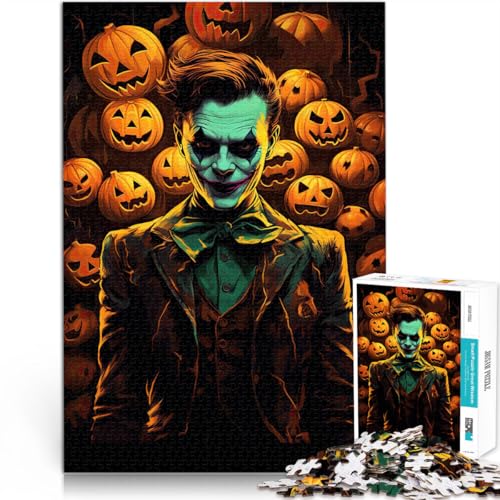 1000-teiliges Puzzle für Erwachsene Halloween-Kunstwerk Anspruchsvolles Spiel und Familienspaß Die Liebe zwischen Paaren stärken 26x38cm 1000-teiliges Puzzle für Erwachsene Halloween-Kunstwerk Anspruchsvolles Spiel und Familienspaß Die Liebe zwischen Paaren stärken 26x38cm von BKDNNUJR