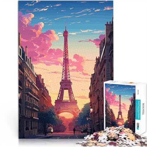 1000-teiliges Puzzle für Erwachsene Paris, Frankreich Spielzeug Lernspiele Stressabbau Lustige Aktivitäten für zu Hause, Geburtstagsgeschenk, Reisegeschenk, 26x38cm 1000-teiliges Puzzle für Erwachsene Paris, Frankreich Spielzeug Lernspiele Stressabbau Lustige Aktivitäten für zu Hause, Geburtstagsgeschenk, Reisegeschenk, 26x38cm von BKDNNUJR