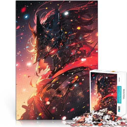 1000-teiliges Puzzle für Erwachsene Purpurrote Oni-Klinge Anspruchsvolles Spiel und Familienspaß Geschenk zum Geburtstag 26x38cm von BKDNNUJR