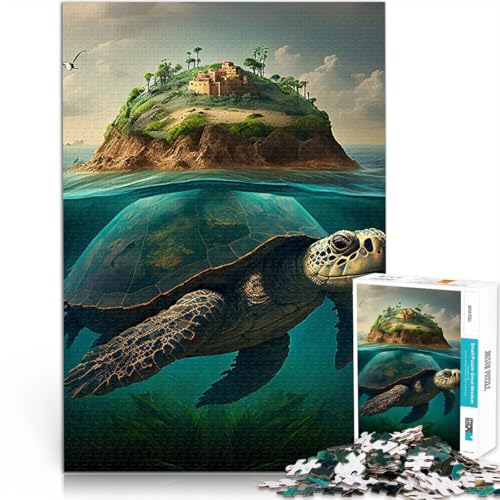 1000-teiliges Puzzle für Erwachsene Schildkröteninsel Spielzeug Lernspiele Stressabbau eignet ganze Familie 26x38cm 1000-teiliges Puzzle für Erwachsene Schildkröteninsel Spielzeug Lernspiele Stressabbau eignet ganze Familie 26x38cm von BKDNNUJR