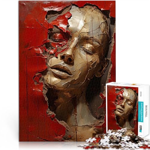 1000-teiliges Puzzle für Erwachsene Sie hat in die Wand geritzt Stressabbau eignet ganze Familie 50x70cm 1000-teiliges Puzzle für Erwachsene Sie hat in die Wand geritzt Stressabbau eignet ganze Familie 50x70cm von BKDNNUJR