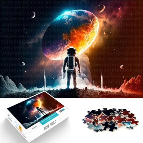 1000-teiliges Puzzle für Erwachsene Weltraumastronaut Geschenke zum Suchbegriff: Herausfordernde Spiele Wichtelgeschenke 50x70cm 1000-teiliges Puzzle für Erwachsene Weltraumastronaut Geschenke zum Suchbegriff: Herausfordernde Spiele Wichtelgeschenke 50x70cm von BKDNNUJR