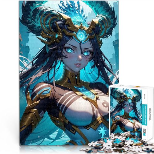 1000-teiliges Puzzle für Teenager Anime-Kriegerin Anspruchsvolles Spiel und Familienspaß Angebot als Geschenk für die ganze Familie 50x70cm 1000-teiliges Puzzle für Teenager Anime-Kriegerin Anspruchsvolles Spiel und Familienspaß Angebot als Geschenk für die ganze Familie 50x70cm von BKDNNUJR