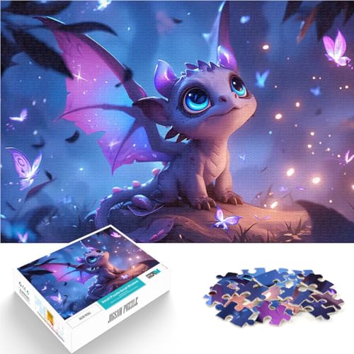 1000-teiliges Puzzle für Teenager Baby-Sternenstaubdrache für Lernspiel-Herausforderungsspielzeug Perfekte Dekoration 50x70cm 1000-teiliges Puzzle für Teenager Baby-Sternenstaubdrache für Lernspiel-Herausforderungsspielzeug Perfekte Dekoration 50x70cm von BKDNNUJR