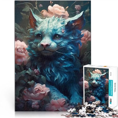 1000-teiliges Puzzle für Teenager Chimäre Verspielt Geschenke zum Suchbegriff: Herausfordernde Spiele Tolles Geschenk für Spiele 26x38cm von BKDNNUJR