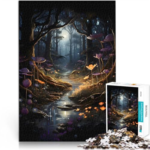1000-teiliges Puzzle für Teenager Fantasie-Waldlandschaft Dekomprimierendes intellektuelles Lernspielzeug Tolles Geschenk für Spiele 50x70cm 1000-teiliges Puzzle für Teenager Fantasie-Waldlandschaft Dekomprimierendes intellektuelles Lernspielzeug Tolles Geschenk für Spiele 50x70cm von BKDNNUJR