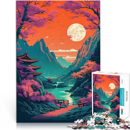 1000-teiliges Puzzle für Teenager Fantasielandschaft 55 für Lernspiel-Herausforderungsspielzeug Tolle Geschenke und Spielzeuge 26x38cm 1000-teiliges Puzzle für Teenager Fantasielandschaft 55 für Lernspiel-Herausforderungsspielzeug Tolle Geschenke und Spielzeuge 26x38cm von BKDNNUJR