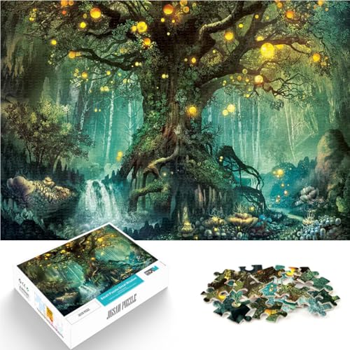 1000-teiliges Teenager-Puzzle Dämmerlichtwald Gehirnintelligenz-Herausforderung süchtig machendes Spielzeug Wohnkunstdekor 26x38cm 1000-teiliges Teenager-Puzzle Dämmerlichtwald Gehirnintelligenz-Herausforderung süchtig machendes Spielzeug Wohnkunstdekor 26x38cm von BKDNNUJR