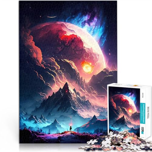 1000-teiliges Teenager-Puzzle Kosmische Traumlandschaft Spielzeug Lernspiele Stressabbau Tolle Geschenke und Spielzeuge 50x70cm von BKDNNUJR