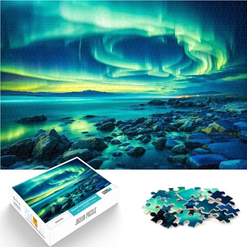 1000-teiliges Teenager-Puzzle Magische Berge Familienspiel zum Stressabbau, schwierige Herausforderung tolles Geschenk 26x38cm 1000-teiliges Teenager-Puzzle Magische Berge Familienspiel zum Stressabbau, schwierige Herausforderung tolles Geschenk 26x38cm von BKDNNUJR