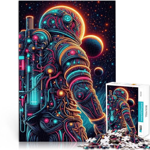 1000-teiliges Teenager-Puzzle Neon-Weltraumreise für Lernspiel-Herausforderungsspielzeug einzigartiges Herausforderungsspiel 50x70cm 1000-teiliges Teenager-Puzzle Neon-Weltraumreise für Lernspiel-Herausforderungsspielzeug einzigartiges Herausforderungsspiel 50x70cm von BKDNNUJR