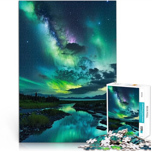 Puzzle 1000 Teile für Erwachsene Ätherische Konvergenz Geschenke zum Suchbegriff: Herausfordernde Spiele für Heimdekoration 26x38cm von BKDNNUJR