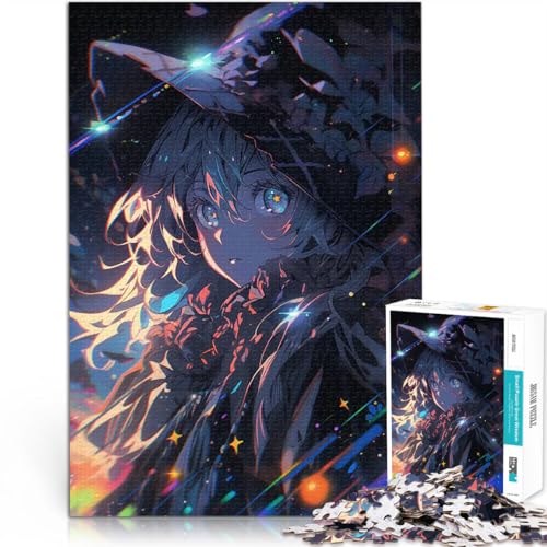 Puzzle 1000 Teile für Erwachsene Anime-Mädchen mit magischem Glanz Quizspiel Jedes Stück ist einzigartig – Anspruchsvolles Familienspiel 26x38cm Puzzle 1000 Teile für Erwachsene Anime-Mädchen mit magischem Glanz Quizspiel Jedes Stück ist einzigartig – Anspruchsvolles Familienspiel 26x38cm von BKDNNUJR
