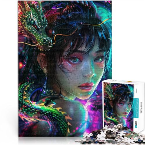 Puzzle 1000 Teile für Erwachsene Asiatische Frau EIN Drache Pädagogisches Spielzeug zum Stressabbau Heimdekoration Spielzeug 50x70cm Puzzle 1000 Teile für Erwachsene Asiatische Frau EIN Drache Pädagogisches Spielzeug zum Stressabbau Heimdekoration Spielzeug 50x70cm von BKDNNUJR