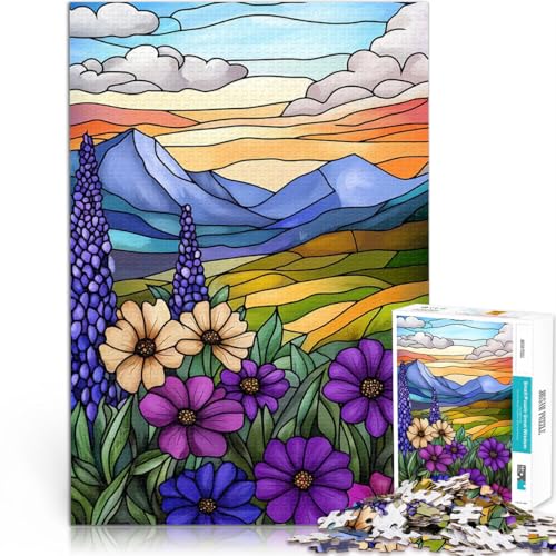 Puzzle 1000 Teile für Erwachsene Berg Sonnenuntergang Landschaft Mustermontage Jedes Stück ist einzigartig – Anspruchsvolles Familienspiel 26x38cm Puzzle 1000 Teile für Erwachsene Berg Sonnenuntergang Landschaft Mustermontage Jedes Stück ist einzigartig – Anspruchsvolles Familienspiel 26x38cm von BKDNNUJR