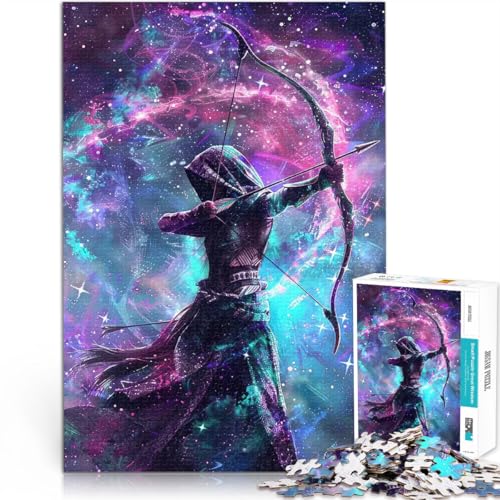 Puzzle 1000 Teile für Erwachsene Kosmischer Bogenschütze Spielzeug Lernspiele Stressabbau Geschenke für Freunde und Familie 50x70cm Puzzle 1000 Teile für Erwachsene Kosmischer Bogenschütze Spielzeug Lernspiele Stressabbau Geschenke für Freunde und Familie 50x70cm von BKDNNUJR