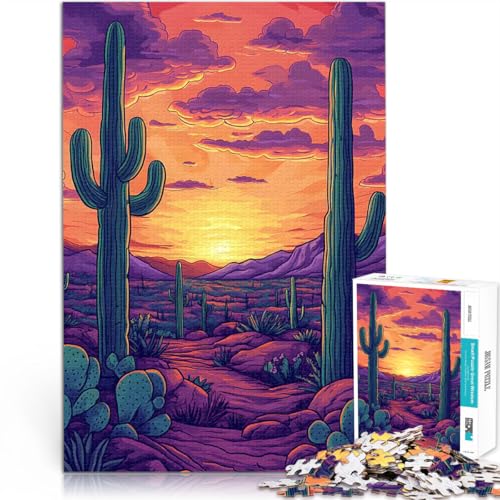 Puzzle 1000 Teile für Erwachsene Saguaro-Nationalpark, Arizona, Malerei Denksportaufgabe für Tolle Geschenke und Spielzeuge 50x70cm Puzzle 1000 Teile für Erwachsene Saguaro-Nationalpark, Arizona, Malerei Denksportaufgabe für Tolle Geschenke und Spielzeuge 50x70cm von BKDNNUJR