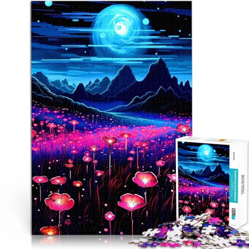 Puzzle 1000 Teile für Jugendliche Landschaft Helfen Sie dem Gehirn, süchtig machende Spielzeuge zu trainieren, um Geduld zu entwickeln Geburtstagsgeschenke 26x38cm von BKDNNUJR