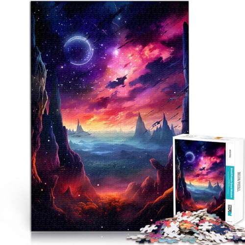 Puzzle 1000 Teile für Jugendliche Natur und Chaosgalaxie für Lernspiel-Herausforderungsspielzeug Tolles Geschenk für Spiele 26x38cm Puzzle 1000 Teile für Jugendliche Natur und Chaosgalaxie für Lernspiel-Herausforderungsspielzeug Tolles Geschenk für Spiele 26x38cm von BKDNNUJR