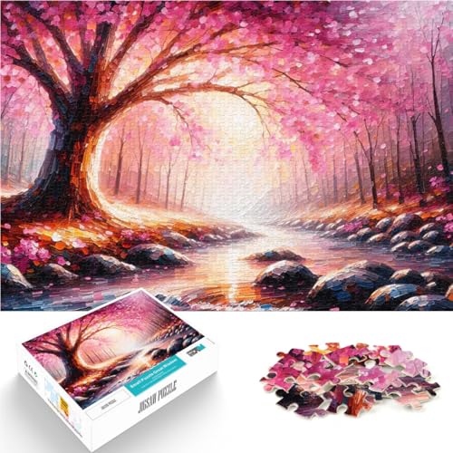 Puzzle 1000 Teile für Jugendliche Rosa Blütenstrom der Harmonie Pädagogisches Familienspiel Einzigartige Geburtstags- und Geschenkideen 50x70cm Puzzle 1000 Teile für Jugendliche Rosa Blütenstrom der Harmonie Pädagogisches Familienspiel Einzigartige Geburtstags- und Geschenkideen 50x70cm von BKDNNUJR