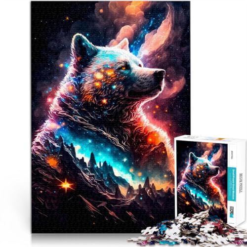 Puzzle 1000 Teile für Jugendliche Tragen Gehirnintelligenz-Herausforderung süchtig machendes Spielzeug Wohnkunstdekor 26x38cm von BKDNNUJR
