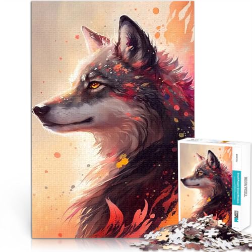 Puzzle 1000 Teile für Jugendliche Wolf respektiert Lernspiel-Herausforderungsspielzeug Jedes Stück ist einzigartig – Anspruchsvolles Familienspiel 50x70cm Puzzle 1000 Teile für Jugendliche Wolf respektiert Lernspiel-Herausforderungsspielzeug Jedes Stück ist einzigartig – Anspruchsvolles Familienspiel 50x70cm von BKDNNUJR