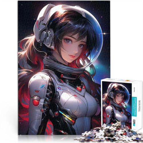 Puzzle 1000 Teile für Teenager Galaktisches Astronautenmädchen Spielzeug Lernspiele Stressabbau Geeignet für die Schreibtischdekoration 26x38cm Puzzle 1000 Teile für Teenager Galaktisches Astronautenmädchen Spielzeug Lernspiele Stressabbau Geeignet für die Schreibtischdekoration 26x38cm von BKDNNUJR