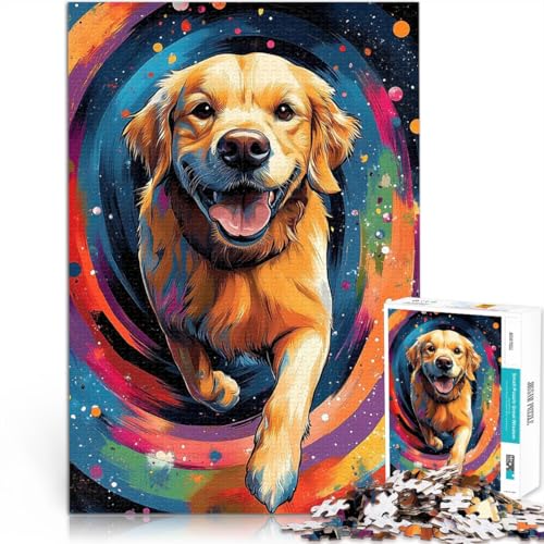 Puzzle 1000 Teile für Teenager Golden Retriever im Weltraum Lernspiel-Herausforderungsspielzeug Wunschliste mit dem Weihnachtsmann 26x38cm Puzzle 1000 Teile für Teenager Golden Retriever im Weltraum Lernspiel-Herausforderungsspielzeug Wunschliste mit dem Weihnachtsmann 26x38cm von BKDNNUJR
