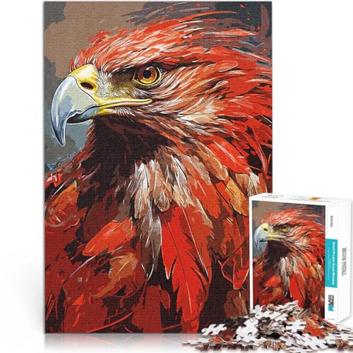 Puzzle 1000 Teile für Teenager Konvolut Roter Adler Lernspiel-Herausforderungsspielzeug Lernspiel für Geburtstag, Weihnachten 26x38cm Puzzle 1000 Teile für Teenager Konvolut Roter Adler Lernspiel-Herausforderungsspielzeug Lernspiel für Geburtstag, Weihnachten 26x38cm von BKDNNUJR