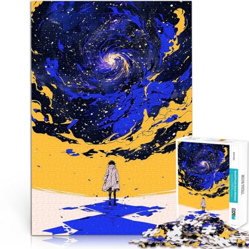 Puzzle 1000 Teile für Teenager Kosmischer Wirbel Geschenke zum Suchbegriff: Herausfordernde Spiele Wohnkunstdekor 50x70cm von BKDNNUJR