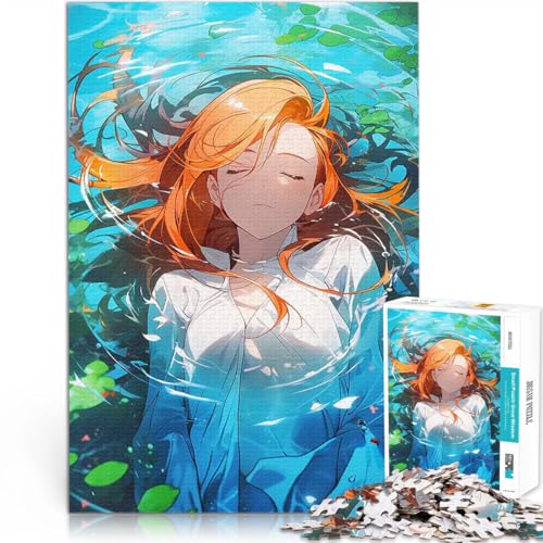 Puzzle 1000 Teile für Teenager Mädchen im See Gehirnintelligenz-Herausforderung süchtig machendes Spielzeug Heimdekoration Spielzeug 50x70cm von BKDNNUJR
