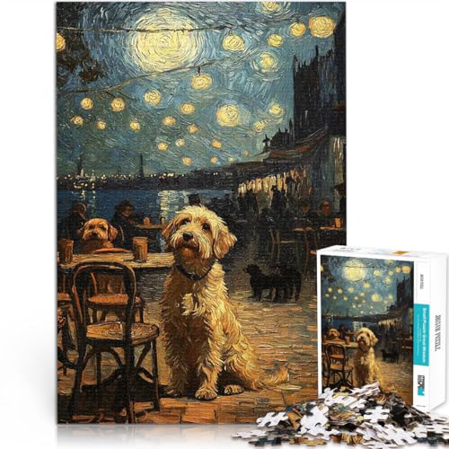 Puzzle 1000 Teile für Teenager Sternennacht-Café mit Hunden Geschenke zum Suchbegriff: Herausfordernde Spiele Geburtstagsgeschenke 50x70cm Puzzle 1000 Teile für Teenager Sternennacht-Café mit Hunden Geschenke zum Suchbegriff: Herausfordernde Spiele Geburtstagsgeschenke 50x70cm von BKDNNUJR